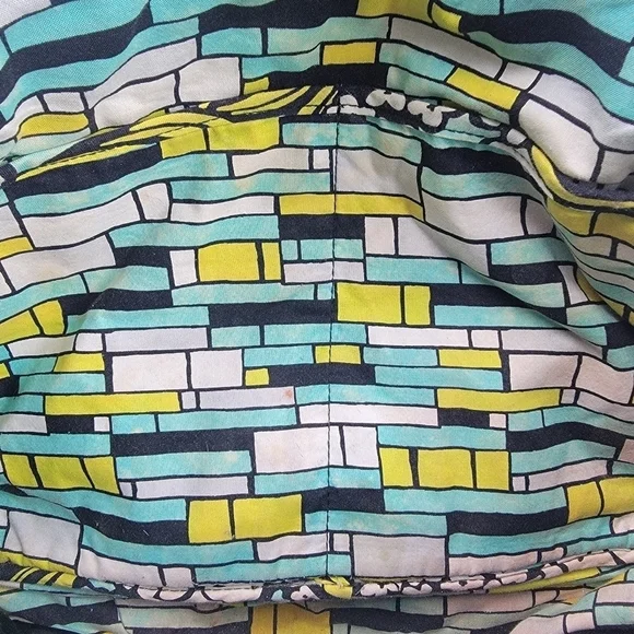 Vera Bradley Island Blooms laptop work travel school messenger bag - Picture 13 of 14